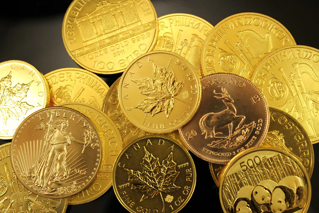 Collectible gold coins