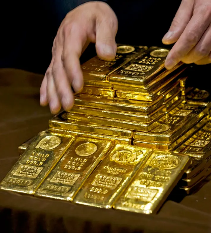 Bullion exchanges display