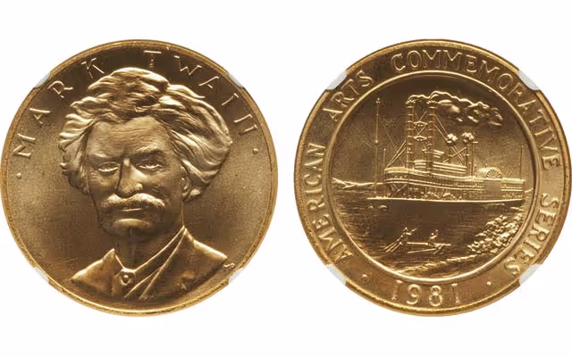 Historical gold pieces